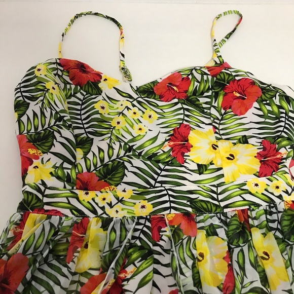 XOXO WOMENS JUNIORS PRINTED MAXI ROMPER - Picture 5 of 6